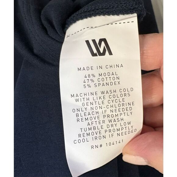 VRST - NWT - M Sz Med - Men's Essential Hoodie in Darker Ardosia (dark blue). - Picture 8 of 11